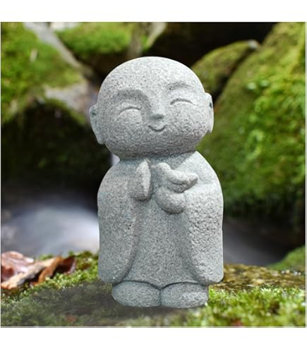 Amazon.co.jp: お地蔵様 ミニ かわいい 笑顔 地蔵菩薩 おじぞうさん