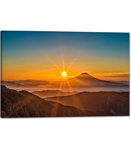 Amazon.co.jp: 青柳大雲 色紙 赤富士 : ホーム＆キッチン