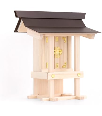 Amazon｜やまこう 神棚 外宮 □ 尺2寸 □ 祠宮造り □ 木曽の銘木と