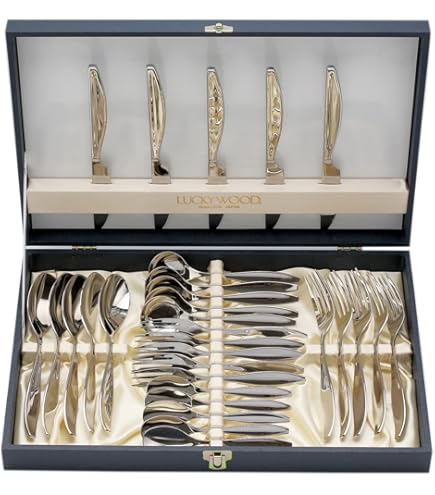 Amazon｜ラッキーウッド(Luckywood) 〈レイリア〉30pc.ディナーセット