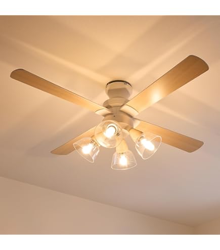 Amazon | オーデリック LEDシーリングファン(LED電球一般形4.5W×6
