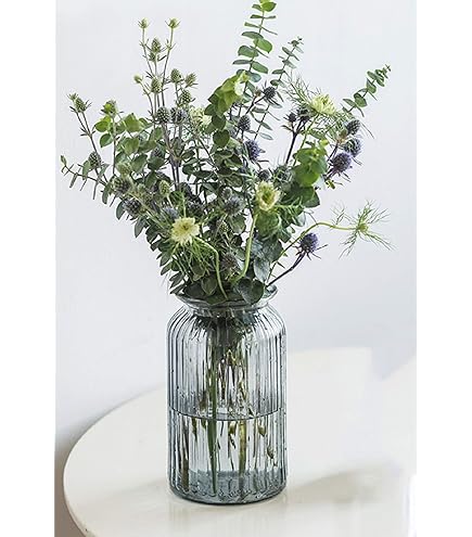 Amazon.co.jp: MURANO ITALY ムラノ グリーン ライン 花瓶 オブジェ