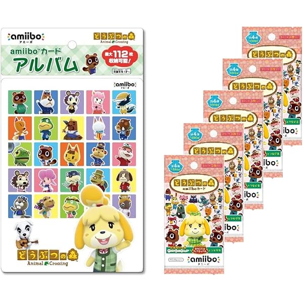 Amazon.co.jp: どうぶつの森amiiboカード 第1弾 (5パックセット)+
