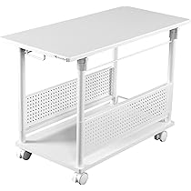 Amazon.co.jp: Bauhutte( バウヒュッテ ) 昇降式 L字デスク ラージ