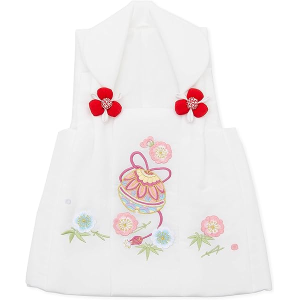 Amazon | 七五三 3歳 三歳 被布コート 単品 女の子 ピンク 刺繍 桜 鈴