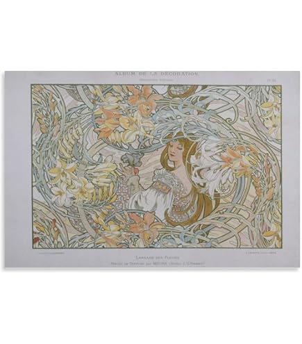 Amazon.co.jp: ポスター アルフォンス ミュシャ メデイア : ホーム