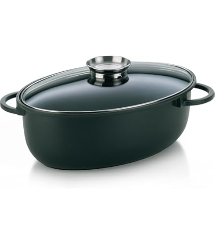 Amazon.co.jp: 宮崎製作所 オブジェ アルミコア楕円鍋&スチーム