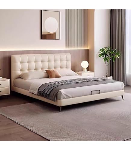 Amazon｜DXラグジュアリーベッド ソフトレザー クイーンサイズ キング