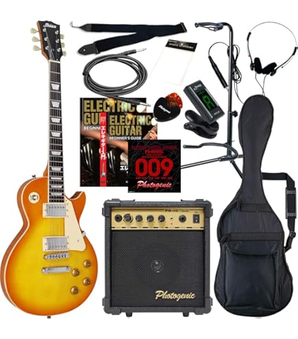 Amazon.co.jp: PhotoGenic エレキギター 初心者入門エントリーセット