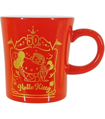 Amazon｜サンリオ (SANRIO) ハローキティ マグカップ 大きめ 350ml