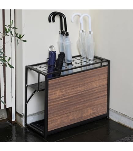 Amazon｜テラモト(TERAMOTO) アルミ傘立II 48 組立式｜傘立て