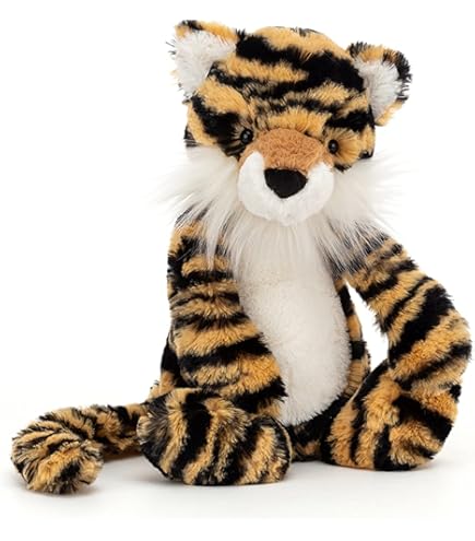 Amazon.co.jp: jellycat ジェリーキャット Little Sacha Snow Tiger