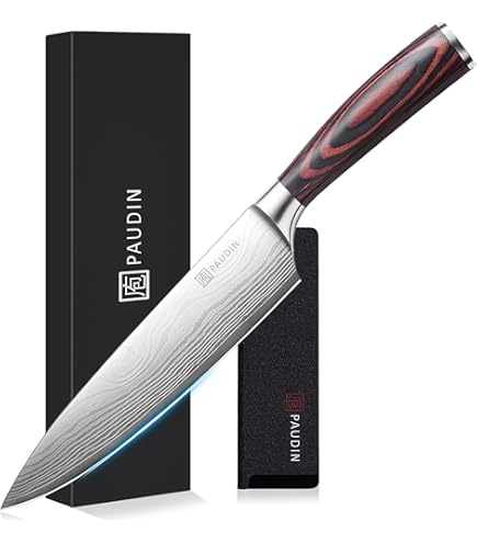 Amazon｜藤次郎プロ ニッケルダマスカス鋼 牛刀 240mm F-1033｜牛刀