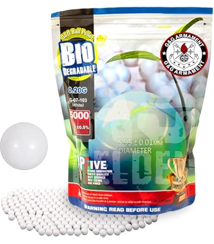 Amazon | CYC精密バイオBB弾 0.25g 4000発入(生分解性) 1袋 | BB弾 通販