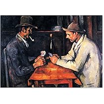 Amazon.co.jp: ポスター ポール セザンヌ 『カード遊びをする人々