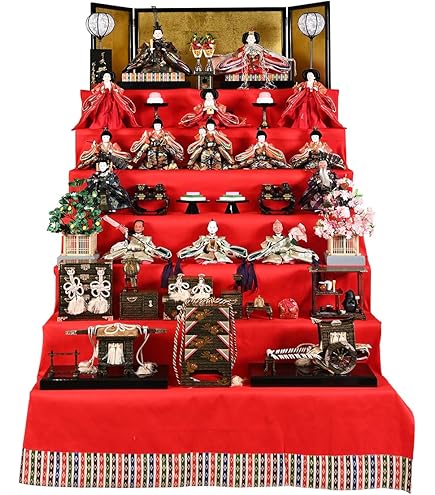 Amazon | 雛人形 久月 ひな人形 お祝い 7段飾り ひな人形 初節句飾り