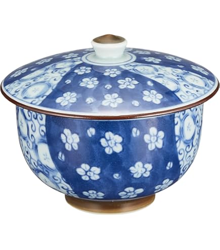 Amazon.co.jp: 青藍窯 セラミック藍 正倉院 瑞鳥 汲出茶器 6点セット