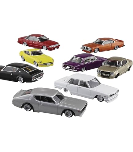 Amazon | 【8SET】 アオシマ 1/64 あぶない刑事コレクション 全8種