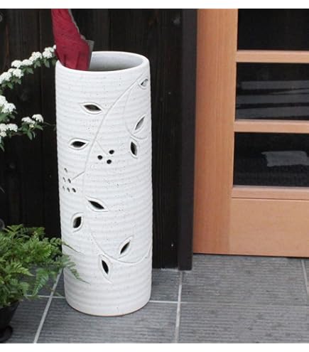 小石原焼 白土窯 傘立て 小石原焼 白土窯 傘立て 小石原焼 白土窯 傘立て