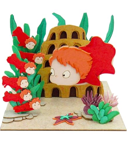 Amazon | さんけい スタジオジブリmini 崖の上のポニョ 宗介とポニョと