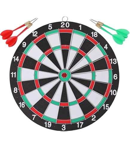 Amazon.co.jp: ダーツボード ハードボード 矢6本入り 43cmパーティー