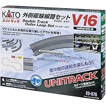 Amazon | カトー(KATO) KATO Nゲージ V16 外側複線線路セット R480/447