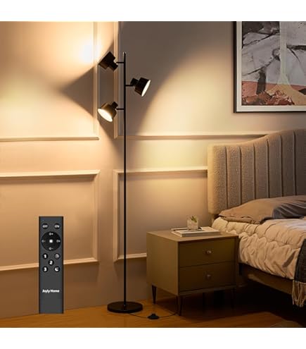 Amazon.co.jp : 藤栄 スワン電器 LEDフロアスタンド ブラウン : ホーム