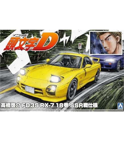 Amazon.co.jp: フジミ模型 頭文字Dシリーズ17 FD3S RX-7改 岩瀬恭子