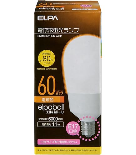 Amazon | TOSHIBA ネオボールZ A形 60Wタイプ 口金直径17mm 電球色