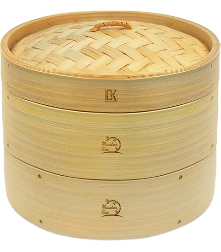Amazon | 業務用厨房機器 ハイスト 【蒸職人】 竹セイロ 3段（本体3個