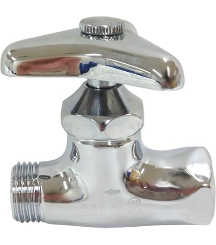 Amazon | SANEI(サンエイ) ストレート形止水栓 ハンドル式 300mm