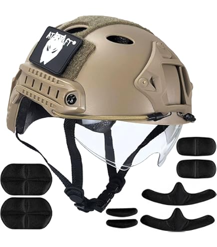 Amazon.co.jp: 防弾 ヘルメット TAN NIJ-Ⅲa レベル3a Ops-Coreタイプ