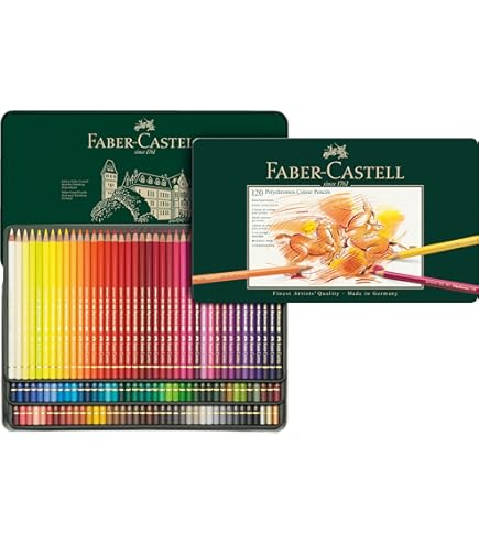 Amazon.co.jp: ファーバーカステル ポリクロモス色鉛筆 36色 缶入