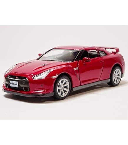 Amazon | KiNSMART 1:36 日産 GTR R-35 ワインレッド ウィンドウ