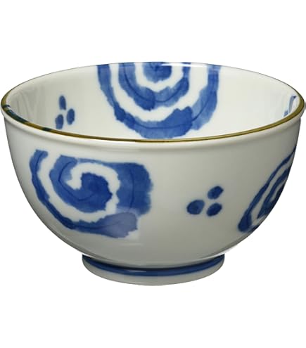 Amazon.co.jp: 美濃焼 庫山窯 青華緑彩 小丼揃 5客 : ホーム＆キッチン