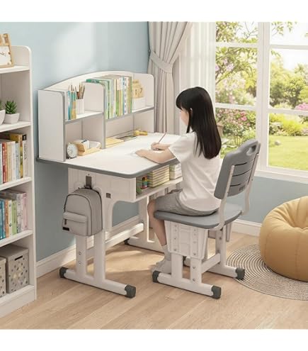 Amazon.co.jp: 子供用 学習机 勉強机 椅子 セット 70*50cm学習机セット