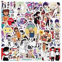 Amazon.co.jp: OMORI ステッカー 62枚セット PVC 防水 シール 大量