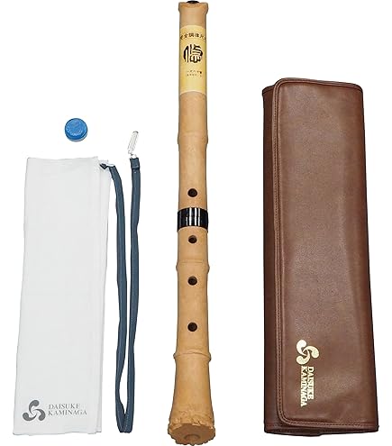 Amazon.co.jp: 尺八 琴古流 在銘 2印 二尺管 歌口 銀縁？ 中継ぎ 籐