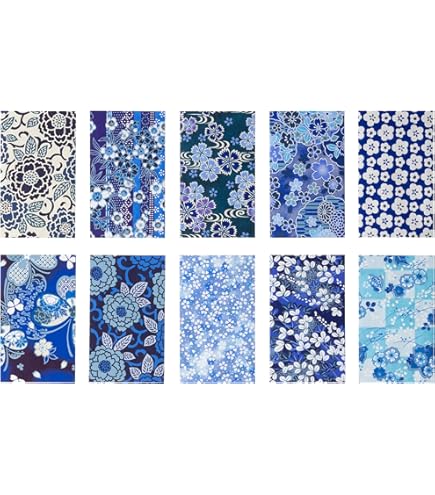 Amazon | 【Amazon.co.jp 限定】和紙かわ澄 特撰 友禅和紙 ぽち袋