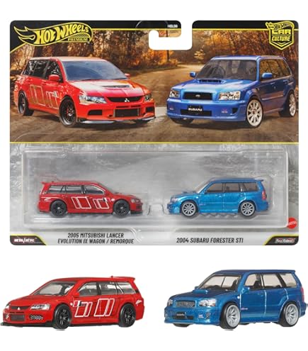 Amazon | ホットウィール(Hot Wheels) プレミアム 2パック スバル
