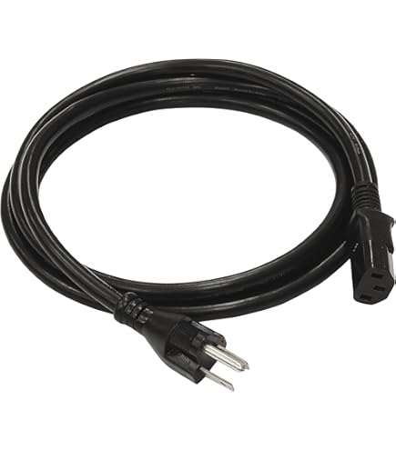 Amazon | HP 10 A IEC to IEC 250 Vブラック6 ft電源コード142263