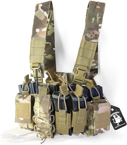 Amazon | チェコ共和国軍 特殊部隊 ASSAULT VEST CZECH M95迷彩 軍払下