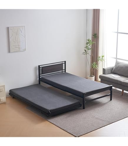 Amazon｜2024年 デイベッド パイプベッド ベッドフレーム 二段ベッド