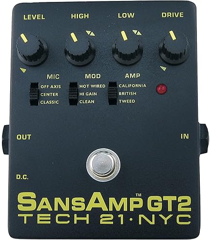 Amazon | TECH 21 GT2 サンズアンプ SansAmpギター用アナログアンプ