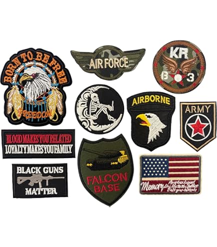 Amazon.co.jp: スコードロンパッチ レザー ワッペン 米軍 ww2