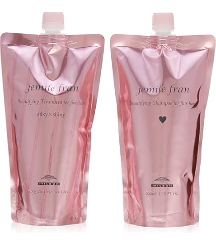 Amazon.co.jp: milbon (ミルボン) Jemile Fran Shampoo & Treatment