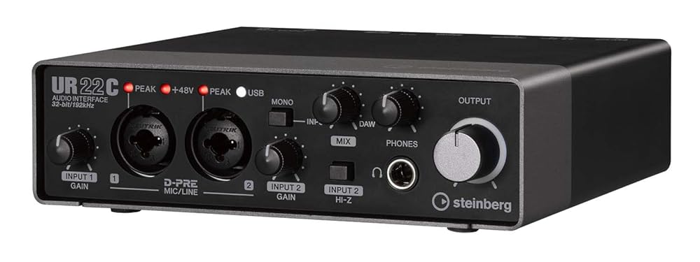 Steinberg UR22C - 32bit/192kHzを実現した、Steinbergの人気OI