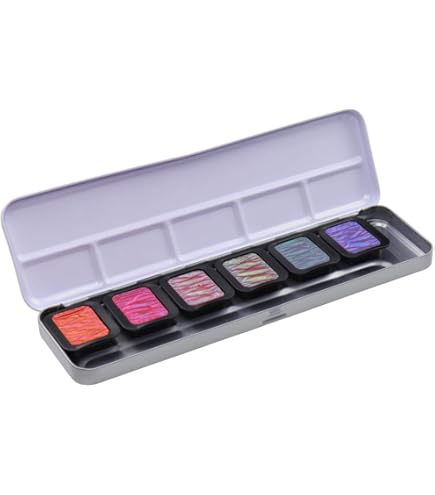 Amazon.com: Finetec, Artist Pearlescent, F5600, Watercolor Paint