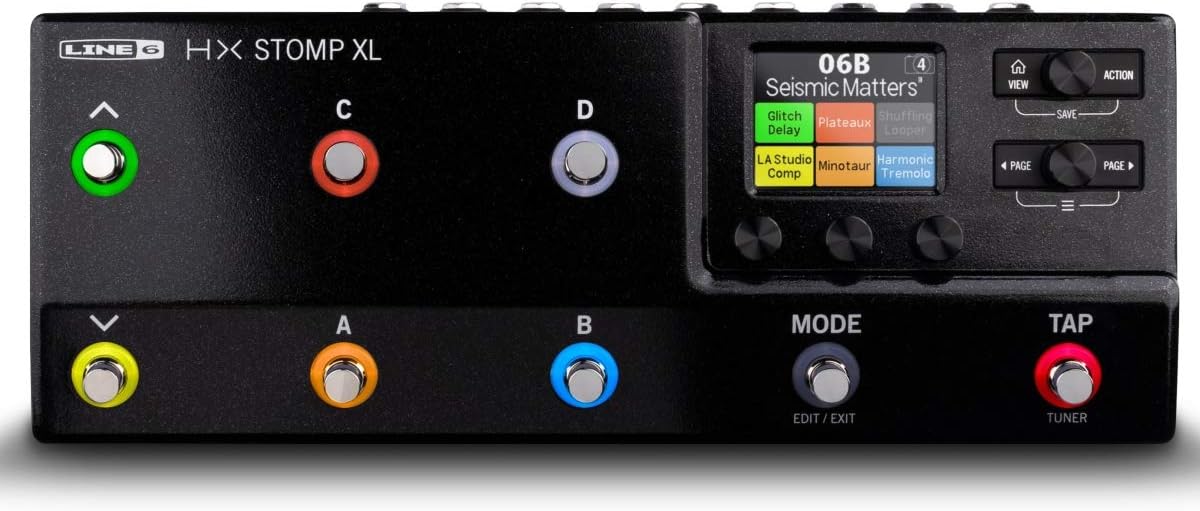 Line 6 HX Stomp XL - コンパクトなギタープロセッサー「HX Stomp」の