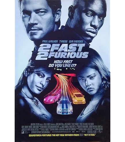 Amazon.com: Movie Poster Furious 7 2 Sided Original INTL Final